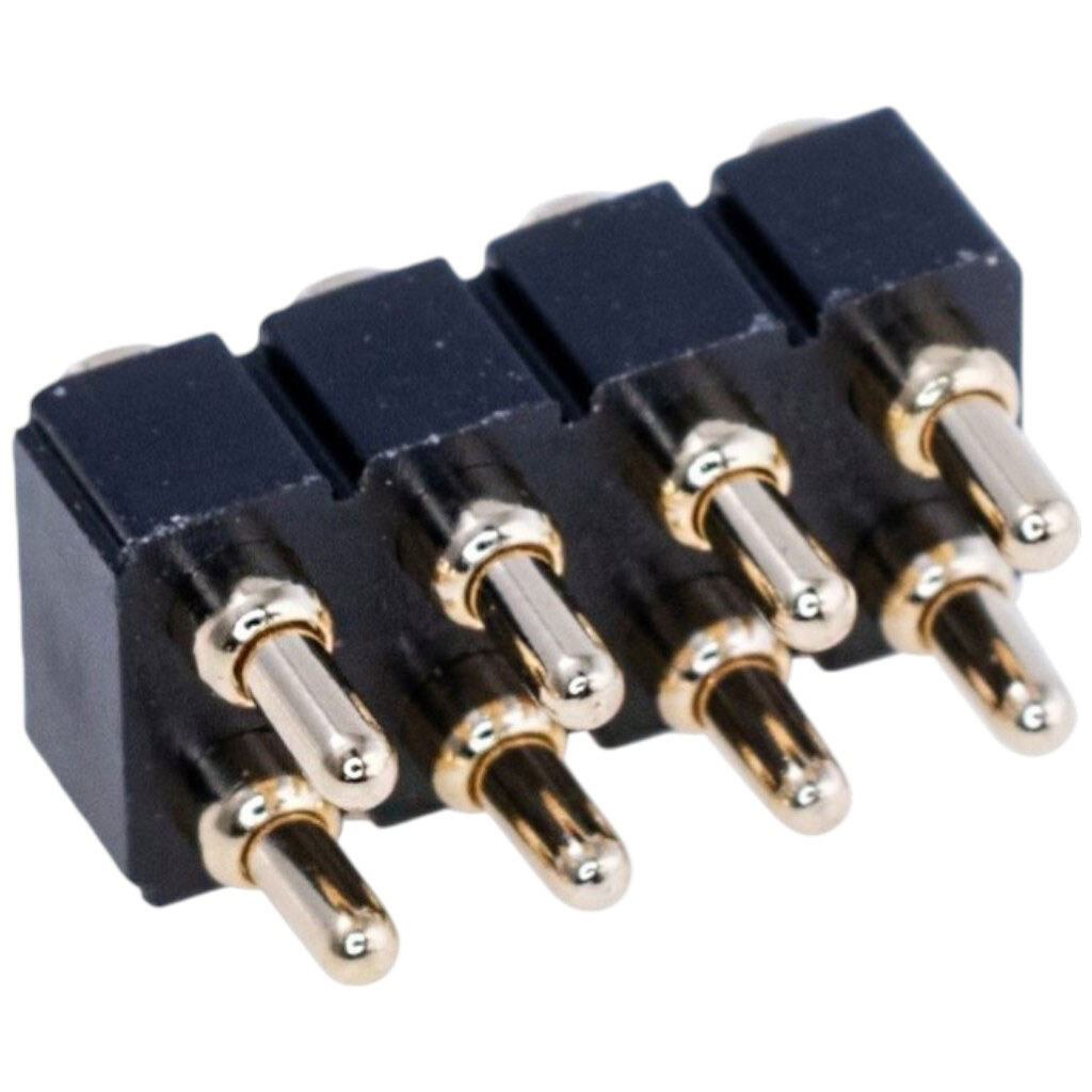 Контакт "POGO" пружинний, SMT PG2.0-6.0-2.0-8P-2.54PH-2.5H-2R - № 1 Контакт "POGO" пружинний, SMT PG2.0-6.0-2.0-8P-2.54PH-2.5H-2R - № 1