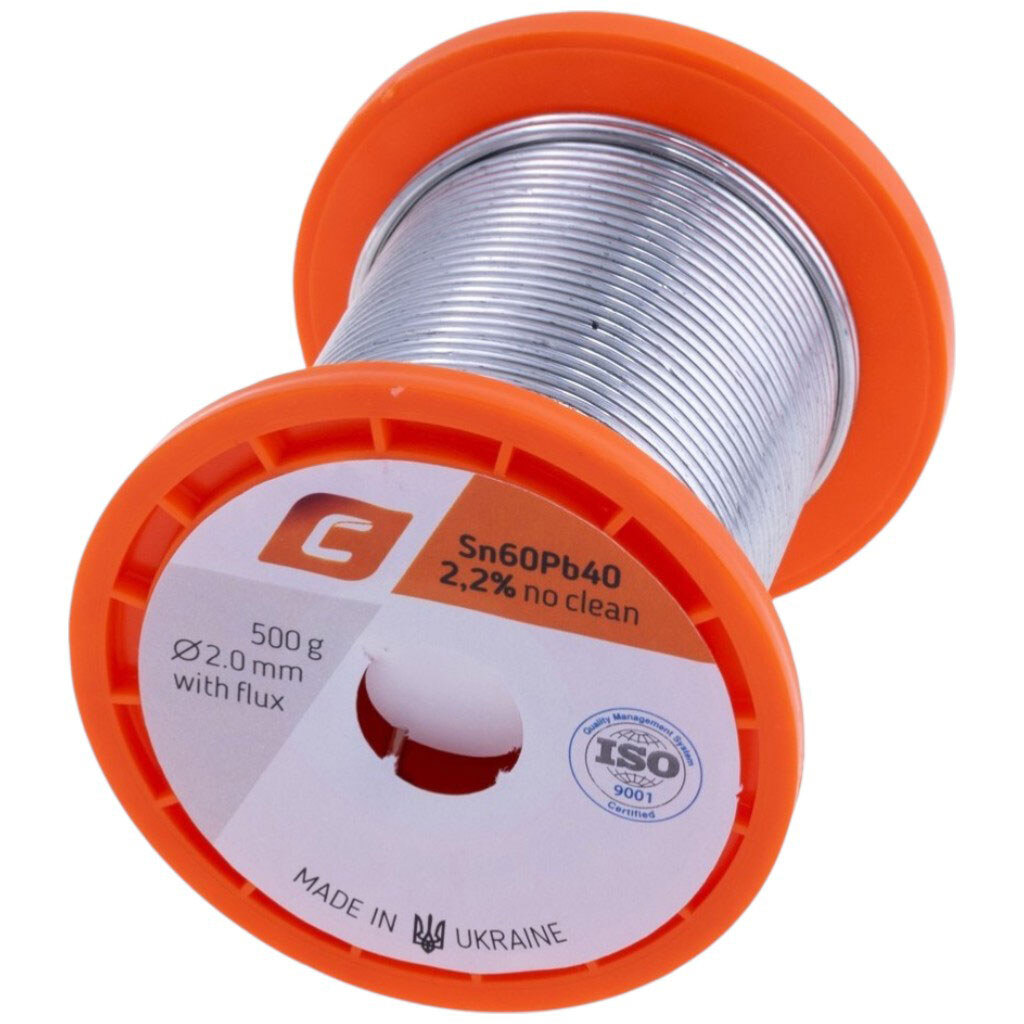 Проволочный припой, 500 гр. - № 1 Проволочный припой, 500 гр. - № 1