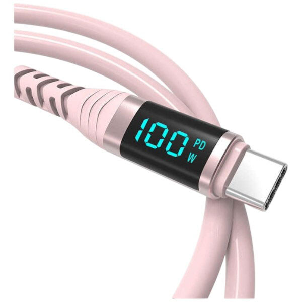 USB кабель, Type-C, 2.0 м., Рожевий - № 1 USB кабель, Type-C, 2.0 м., Рожевий - № 1