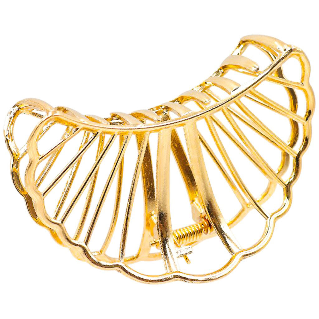 Краб для волос металлический фигурный "Мушля", в ассортименте - № 2 Краб для волос металлический фигурный "Мушля", в ассортименте - № 2