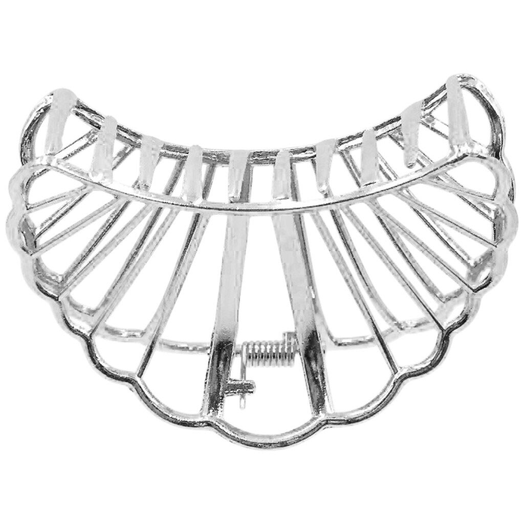 Краб для волос металлический фигурный "Мушля", в ассортименте - № 4 Краб для волос металлический фигурный "Мушля", в ассортименте - № 4