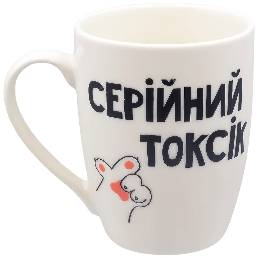 Кружка фарфоровая GGP серия Токсик, 360 мл - № 2 Кружка фарфоровая GGP серия Токсик, 360 мл - № 2