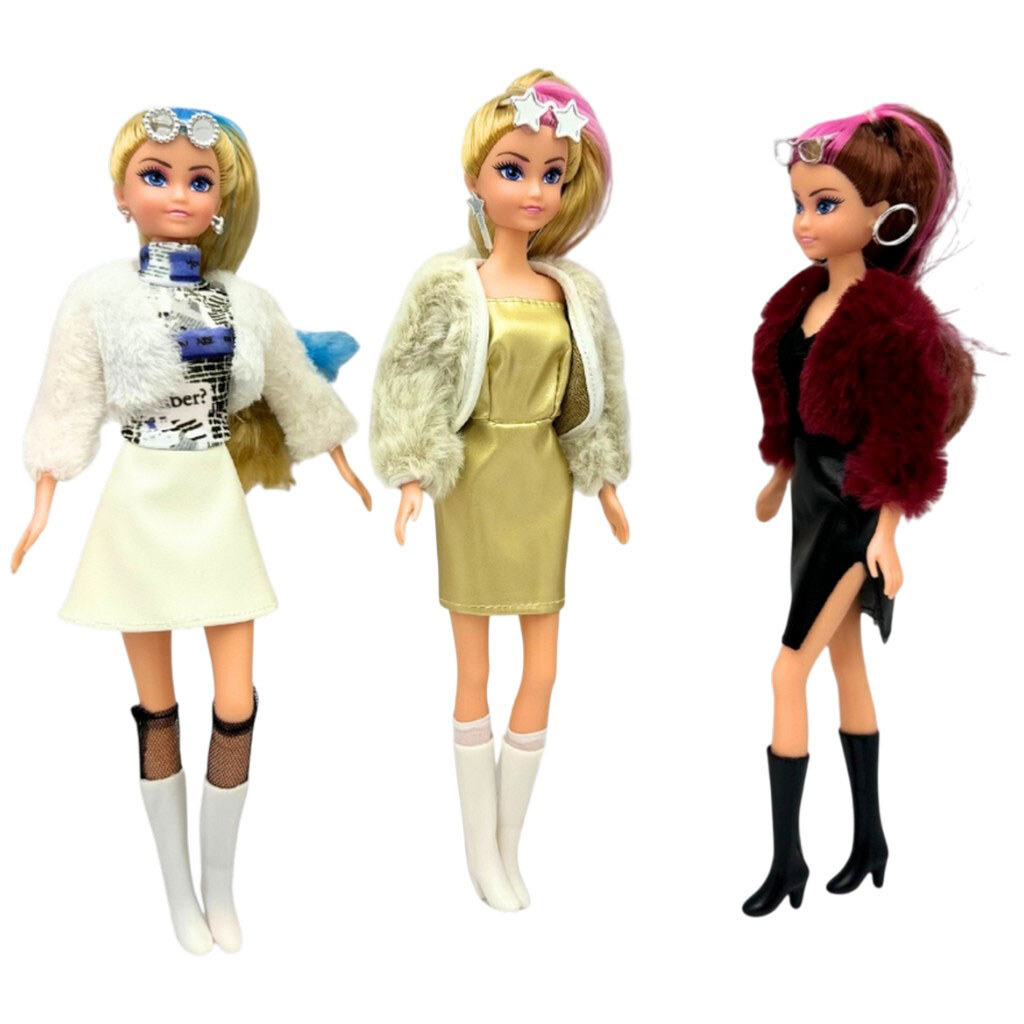 Лялька в стильному вбранні з аксесуарами, 29 см - № 8 Лялька в стильному вбранні з аксесуарами, 29 см - № 8