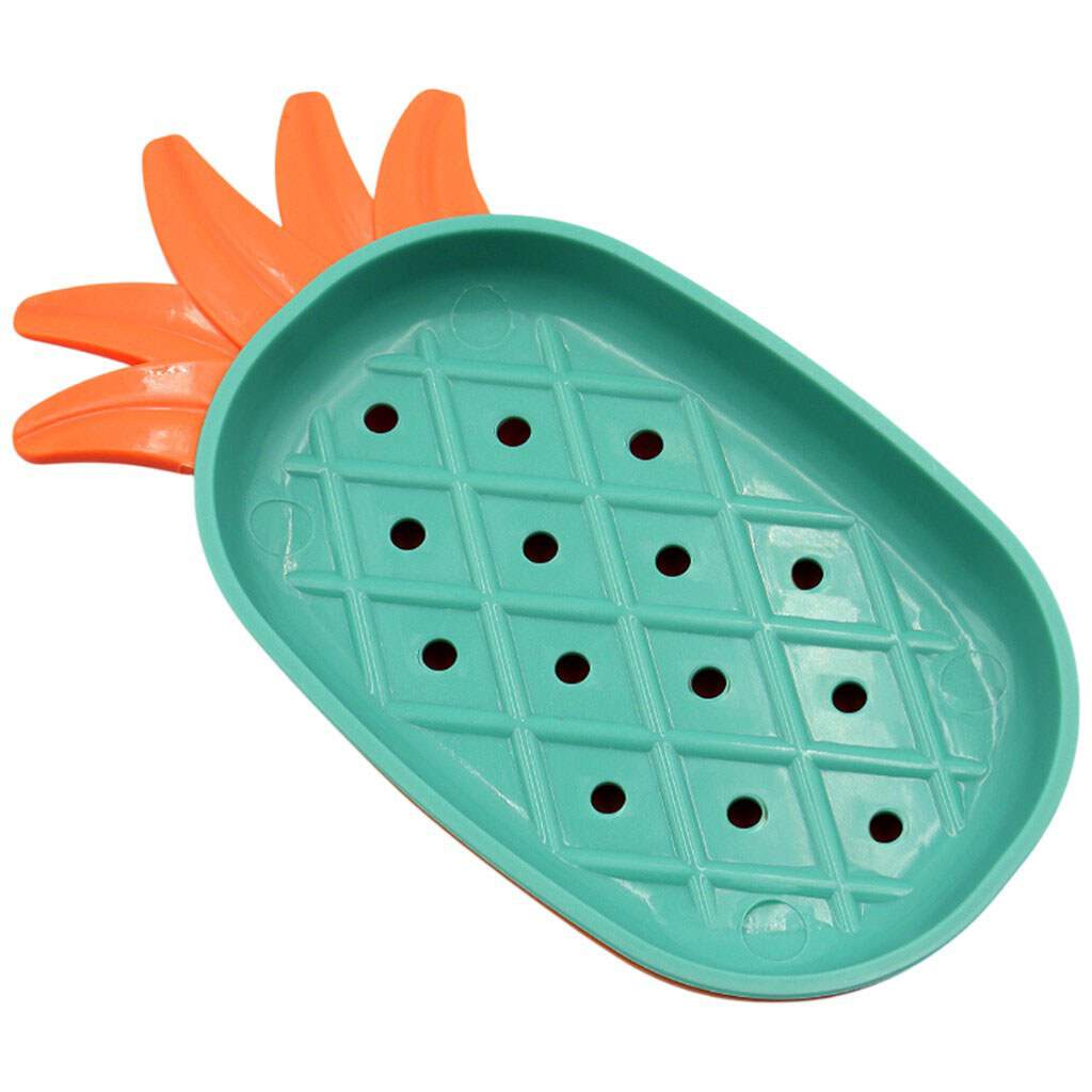 Мыльница пластиковая фигурная "Ананас", в ассортименте - № 2 Мыльница пластиковая фигурная "Ананас", в ассортименте - № 2