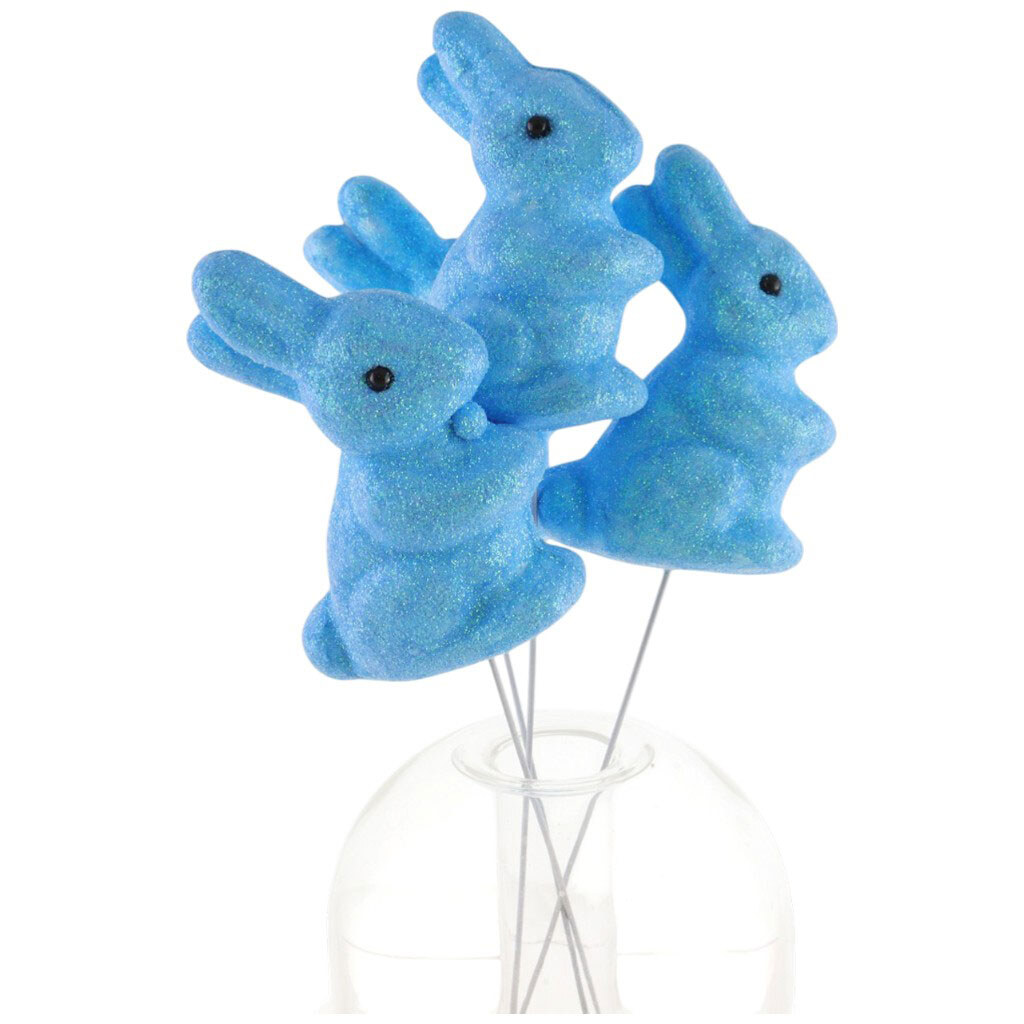 Набор пасхального декора на палочке, 5 шт - № 4 Набор пасхального декора на палочке, 5 шт - № 4