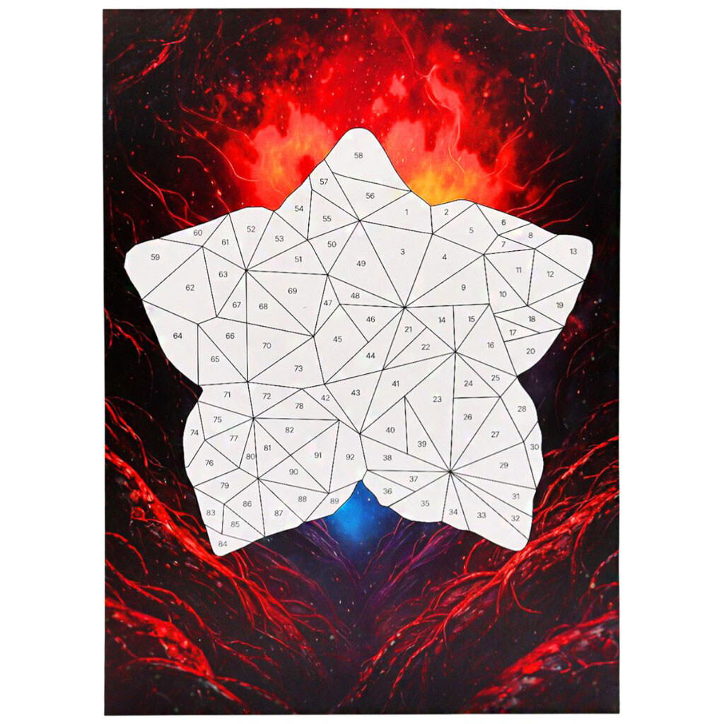 Набор для творчества "Стикер-арт" по номерам - № 2 Набор для творчества "Стикер-арт" по номерам - № 2