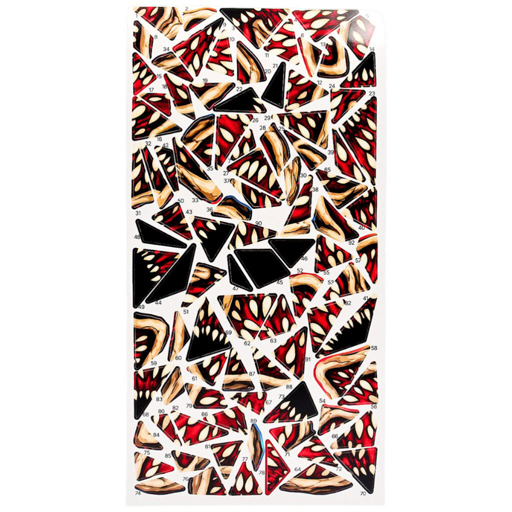 Набор для творчества "Стикер-арт" по номерам - № 3 Набор для творчества "Стикер-арт" по номерам - № 3