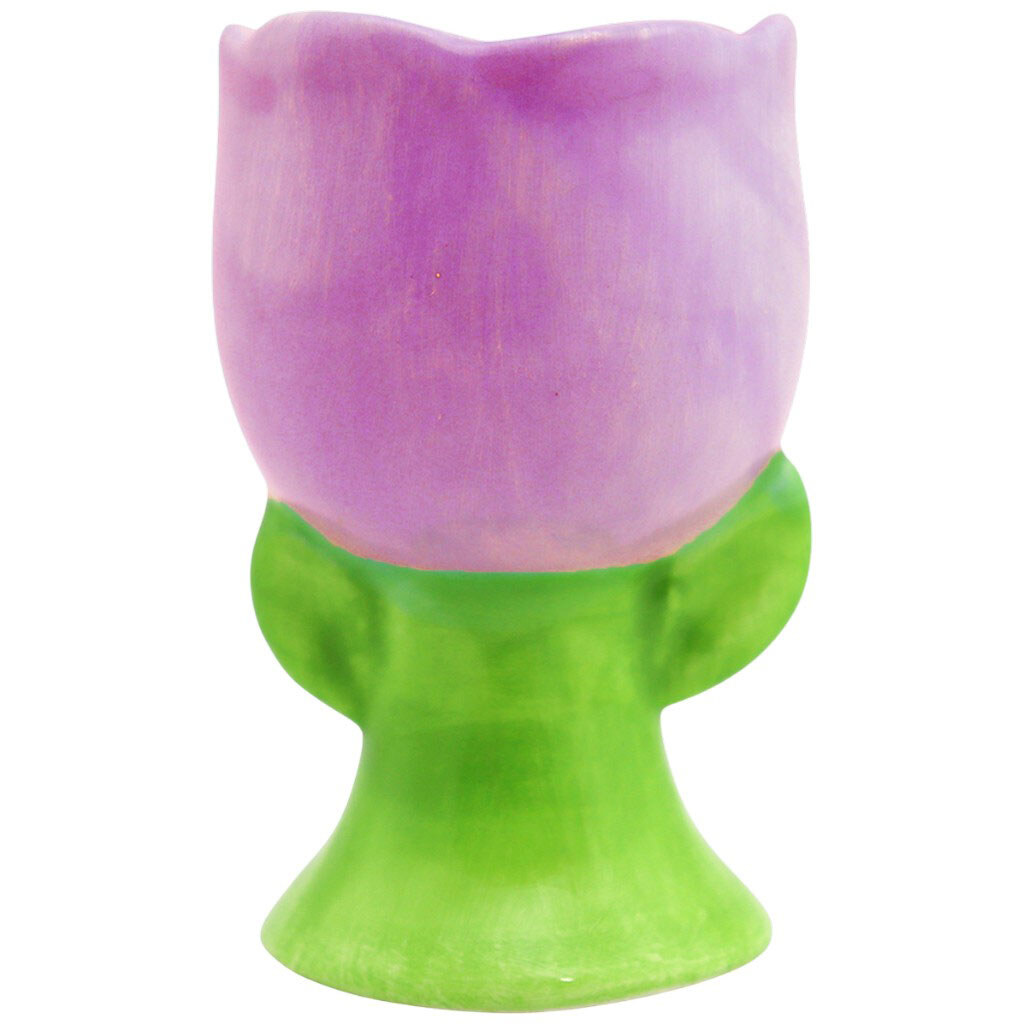 Подставка для яйца керамическая цветная "Цветок" - № 4 Подставка для яйца керамическая цветная "Цветок" - № 4