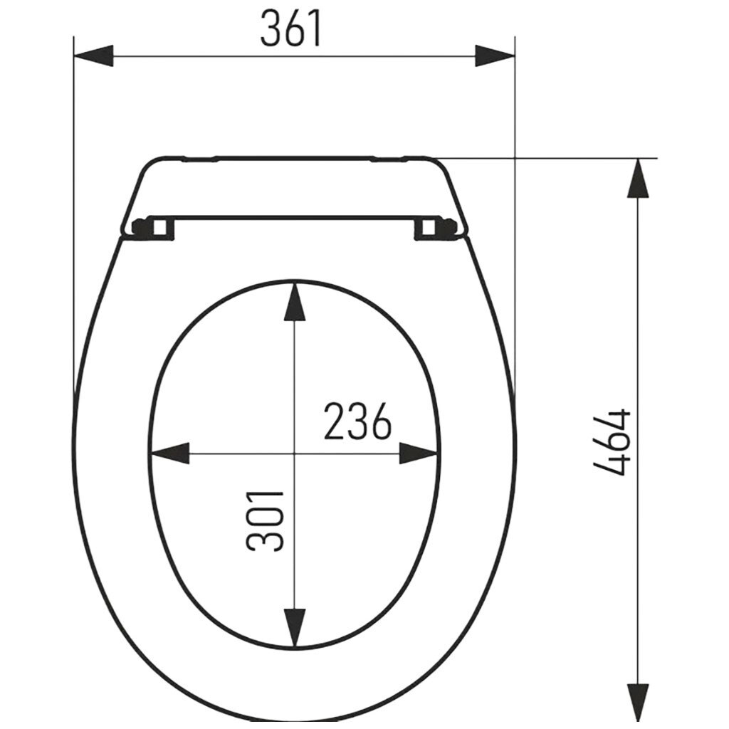 Сидіння для унітазу пластикове з кришкою SoloPlast - № 8 Сидіння для унітазу пластикове з кришкою SoloPlast - № 8