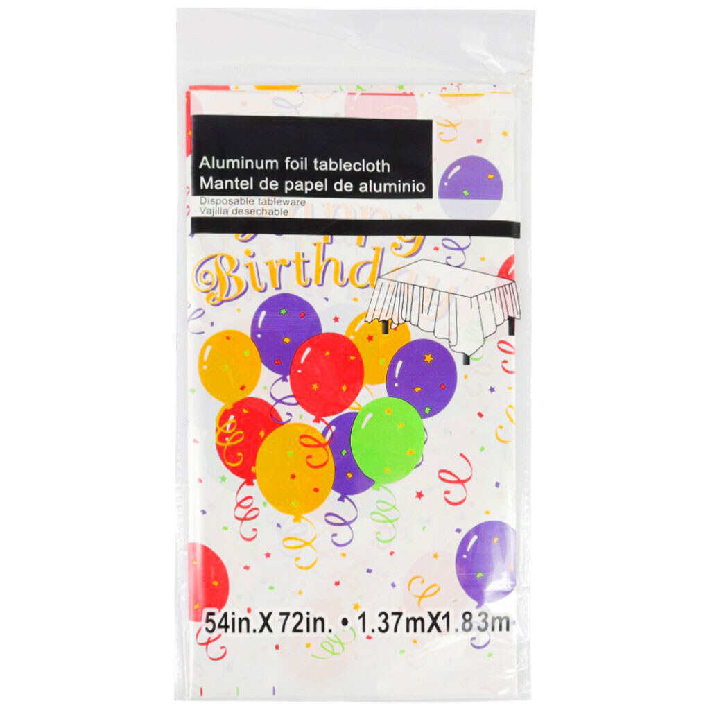 Скатерть для стола декоративная Нappy Birthday, 140х180 см - № 1 Скатерть для стола декоративная Нappy Birthday, 140х180 см - № 1