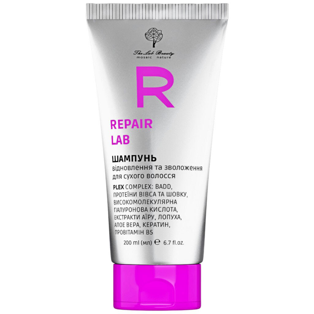 Шампунь для сухого волосся The Lab Beauty Repair Lab, 200 мл - № 1 Шампунь для сухого волосся The Lab Beauty Repair Lab, 200 мл - № 1