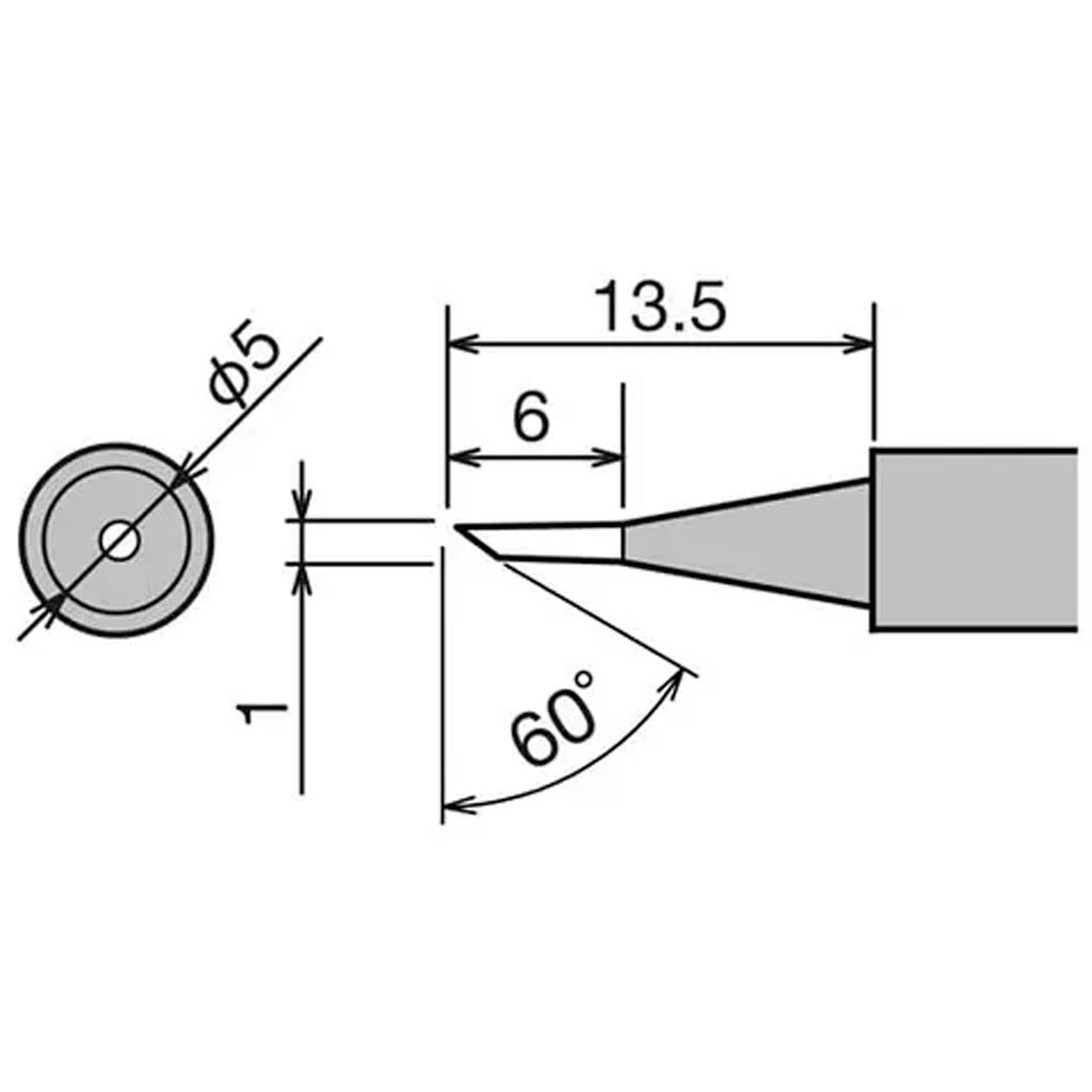 Жало Goot PX-28RT-1C - № 2 Жало Goot PX-28RT-1C - № 2