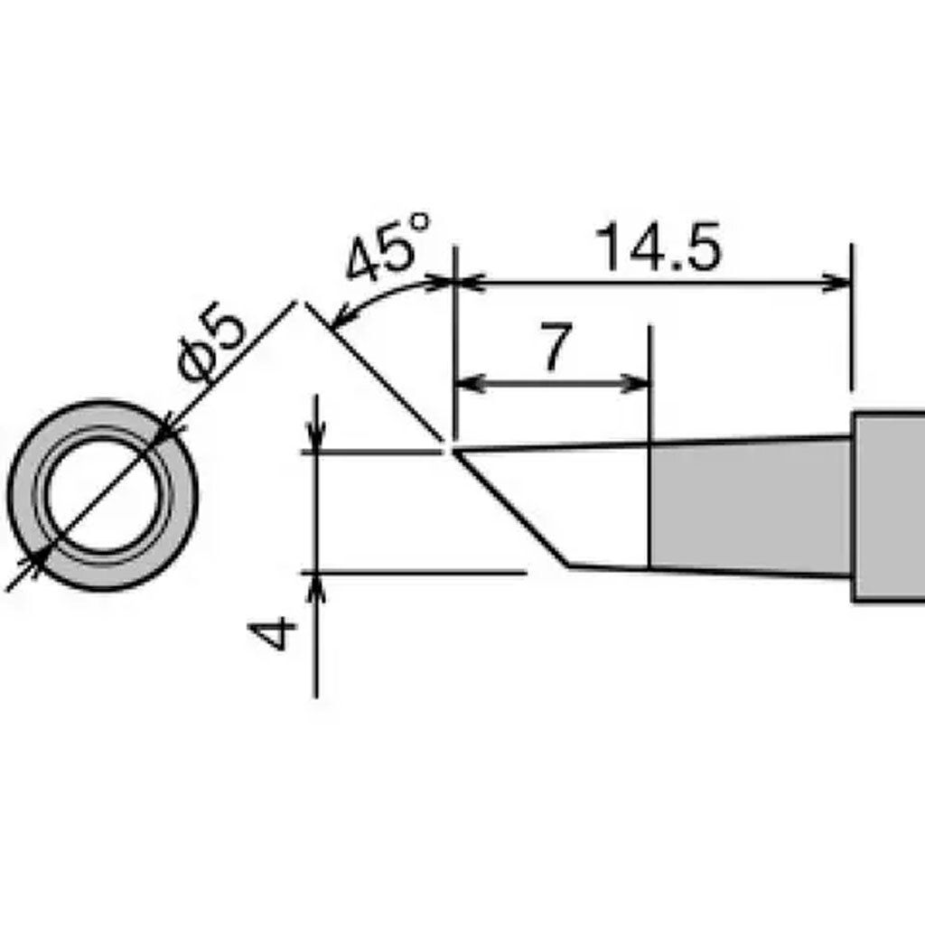 Жало Goot PX-28RT-4BC - № 3 Жало Goot PX-28RT-4BC - № 3