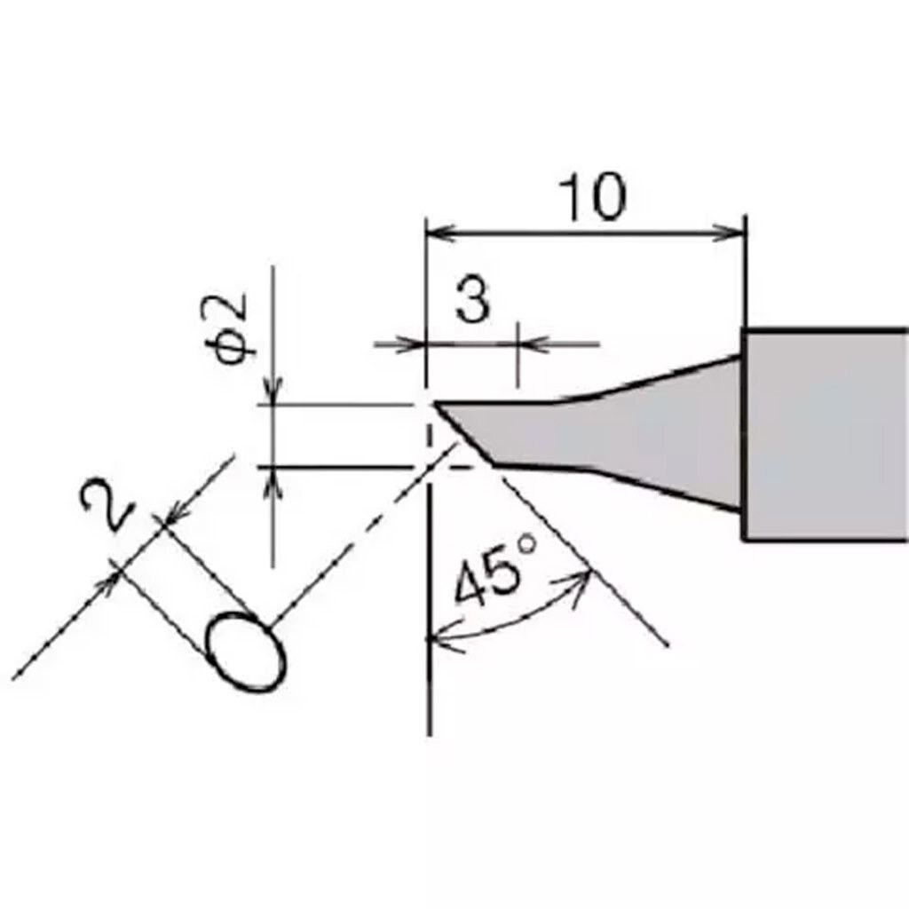 Жало Goot PX-28RT-S2CF - № 1 Жало Goot PX-28RT-S2CF - № 1