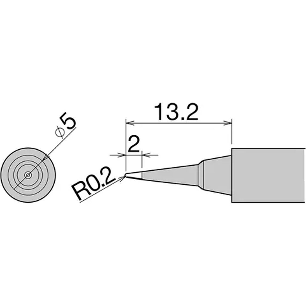 Жало Goot PX-28RT-SB - № 3 Жало Goot PX-28RT-SB - № 3