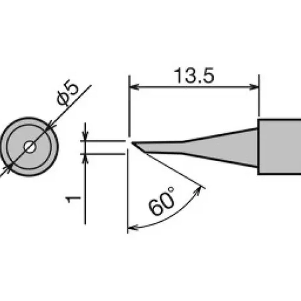 Жало Goot PX-28RT-1CF - № 3 Жало Goot PX-28RT-1CF - № 3
