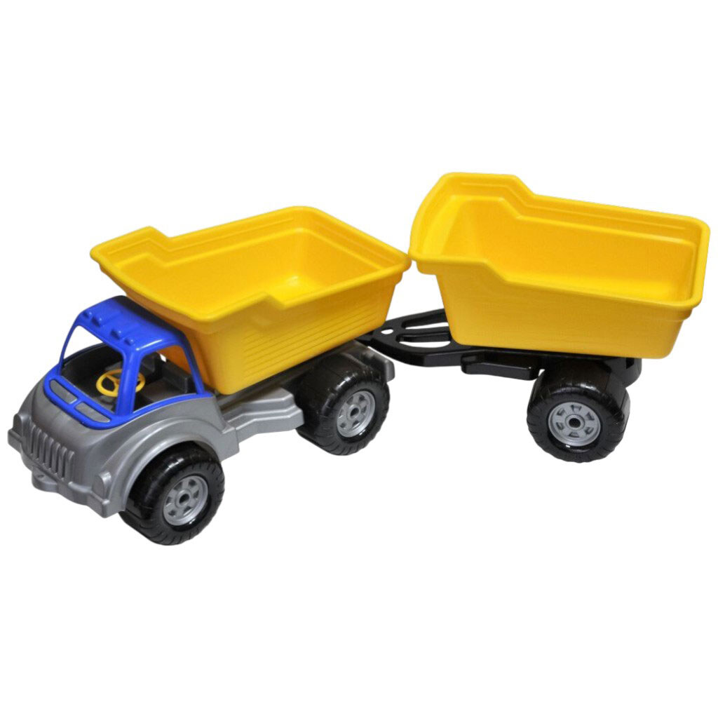 Авто "Самоскид", 32 см, з причепом, Tigres - № 1 Авто "Самоскид", 32 см, з причепом, Tigres - № 1