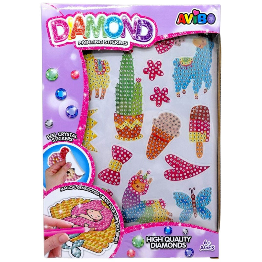 Алмазные стикеры, стикеры с клейкими основаниями, несколько пачек алмазов, сосуд, стилус, квадратик воска, в коробке, Mic - № 2 Алмазные стикеры, стикеры с клейкими основаниями, несколько пачек алмазов, сосуд, стилус, квадратик воска, в коробке, Mic - № 2