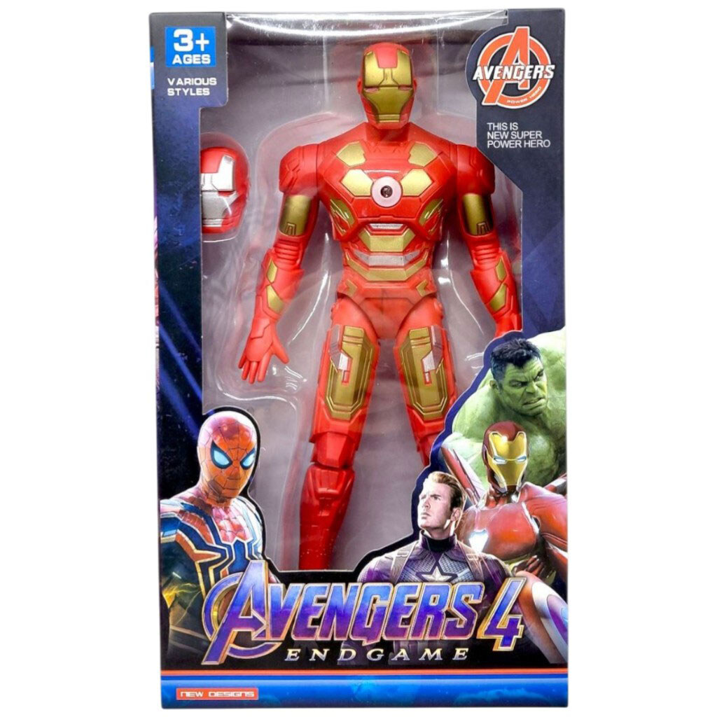 Герой "MARVEL: ЖЕЛЕЗНЫЙ-ЧЕЛОВЕК", 26 см, подсветка, в коробке, Mic - № 1 Герой "MARVEL: ЖЕЛЕЗНЫЙ-ЧЕЛОВЕК", 26 см, подсветка, в коробке, Mic - № 1