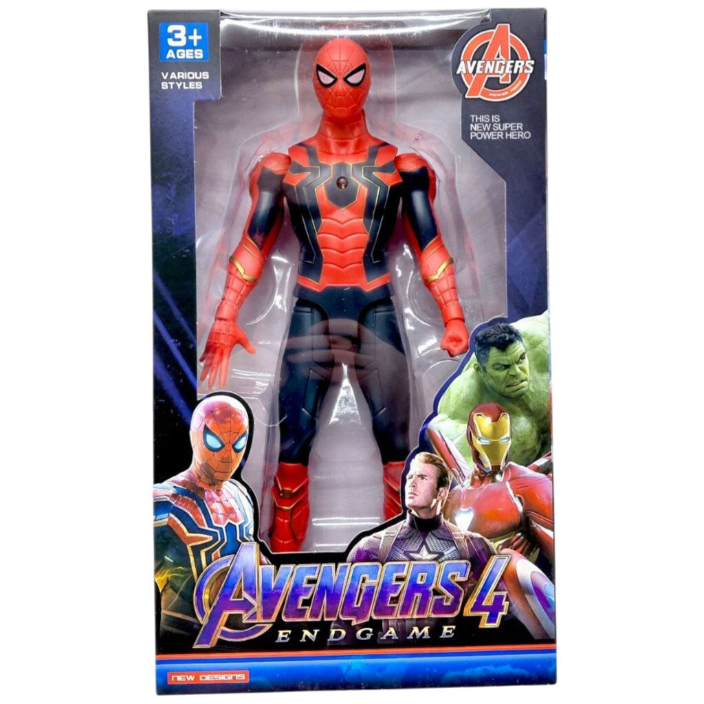 Герой "MARVEL: ЧЕЛОВЕК-ПАУК", 26 см, подсветка, в коробке, Mic - № 1 Герой "MARVEL: ЧЕЛОВЕК-ПАУК", 26 см, подсветка, в коробке, Mic - № 1