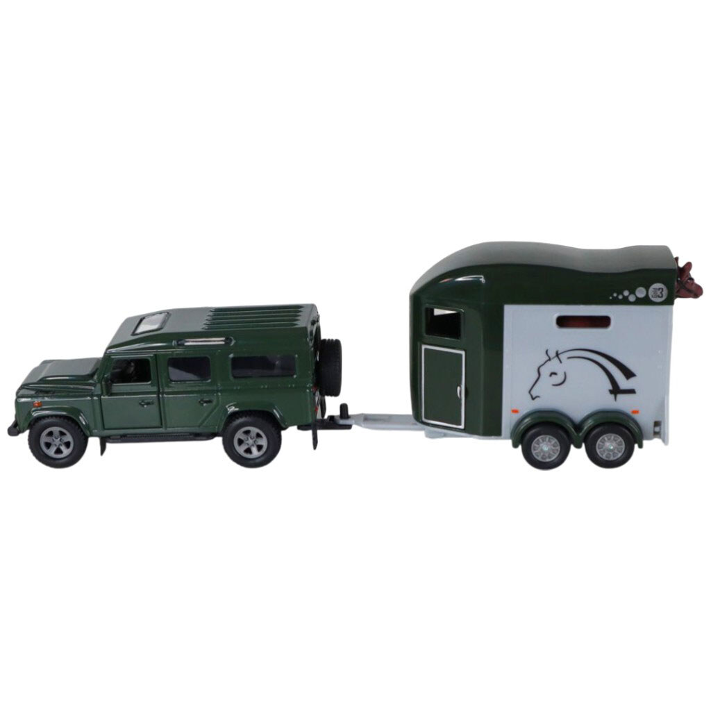 Игровой набор "LAND ROVER", с прицепом и фигурками лошадей, Technodrive - № 1 Игровой набор "LAND ROVER", с прицепом и фигурками лошадей, Technodrive - № 1
