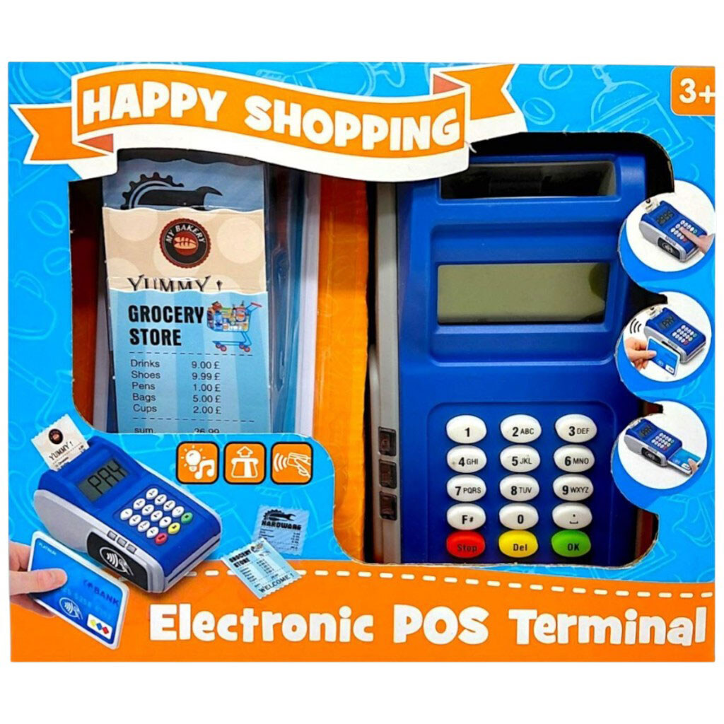 Іграшковий POS-термінал для карт, 6х14х16,5, Mic - № 1 Іграшковий POS-термінал для карт, 6х14х16,5, Mic - № 1