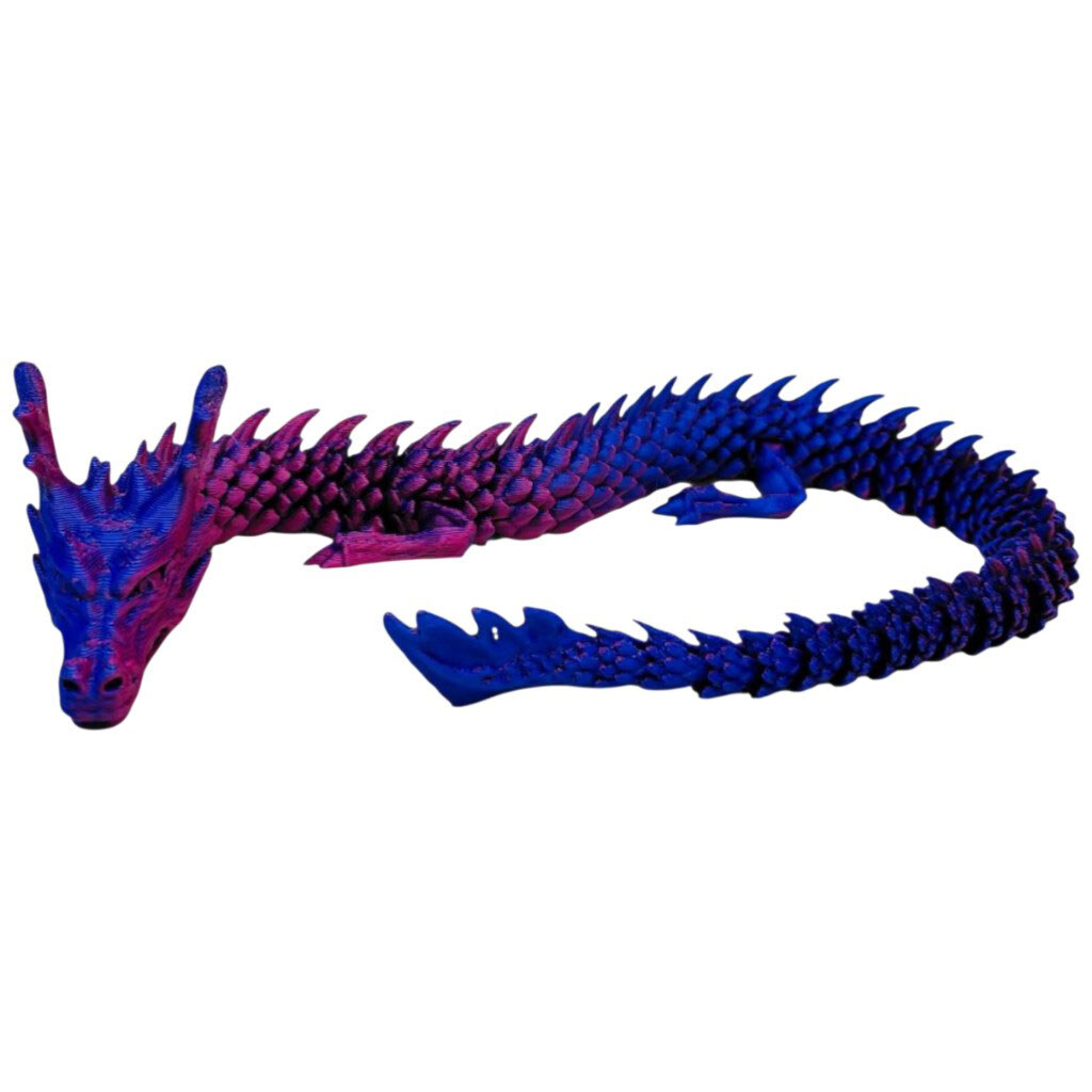 Игрушка подвижная 3D "Дракон", 46г, 45см, микс, Mic - № 3 Игрушка подвижная 3D "Дракон", 46г, 45см, микс, Mic - № 3