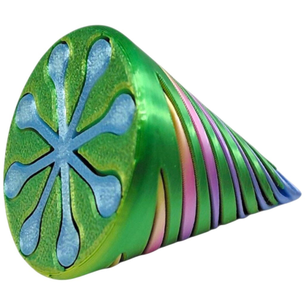 Іграшка рухлива 3D "Конус спіральний", 35г, 7x5см, мікс, Mic - № 2 Іграшка рухлива 3D "Конус спіральний", 35г, 7x5см, мікс, Mic - № 2