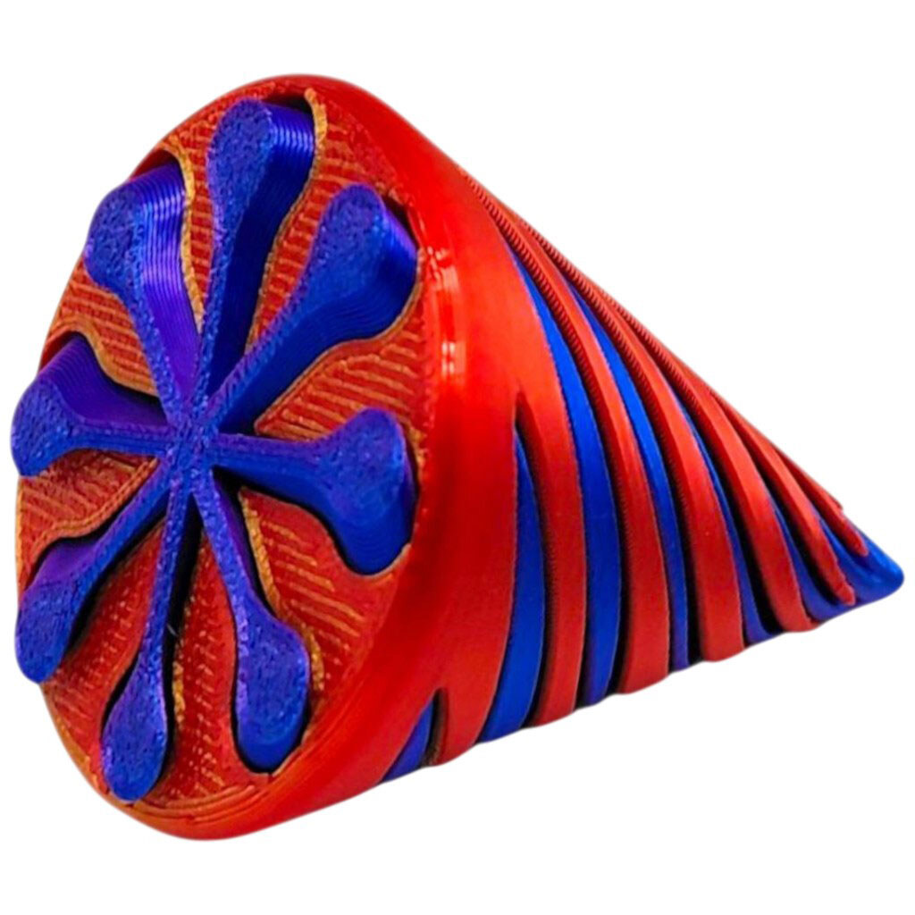 Іграшка рухлива 3D "Конус спіральний", 35г, 7x5см, мікс, Mic - № 3 Іграшка рухлива 3D "Конус спіральний", 35г, 7x5см, мікс, Mic - № 3