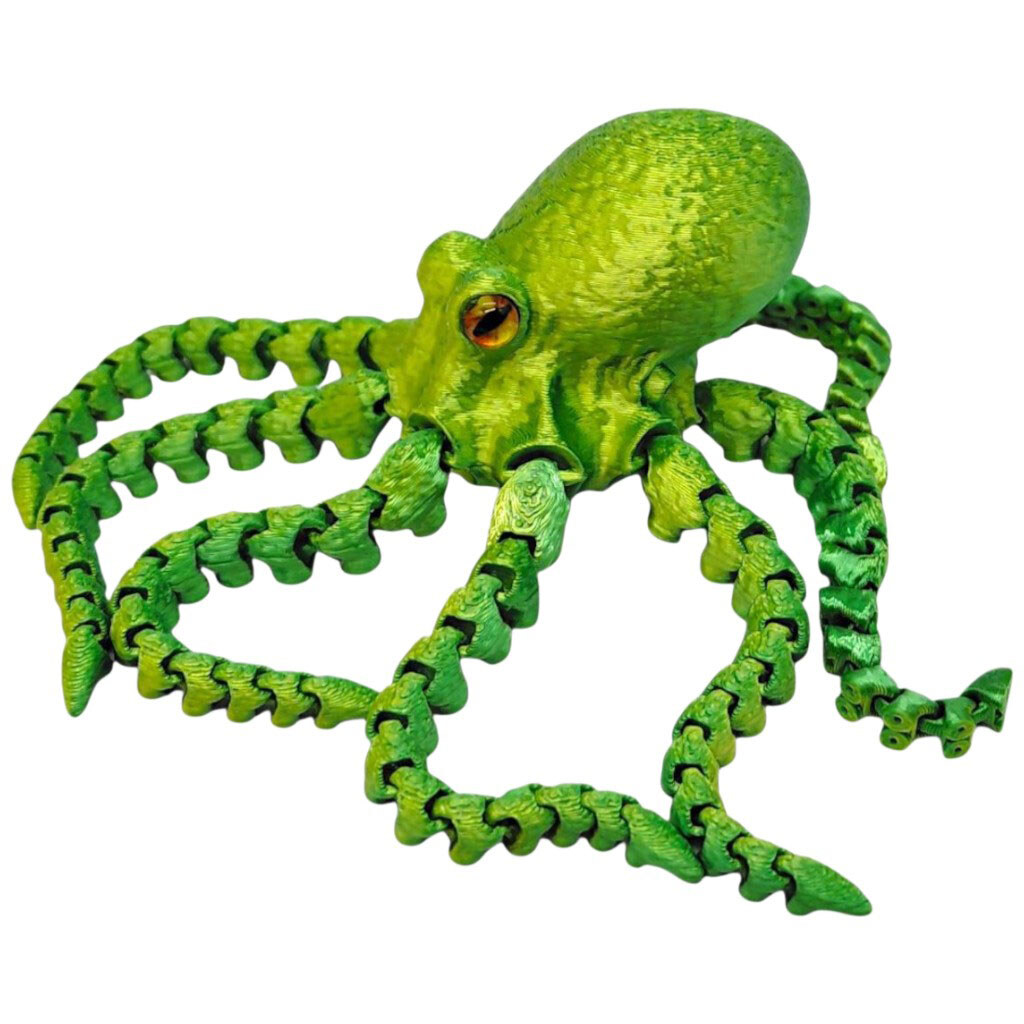 Игрушка подвижная 3D "Осьминог", 26г, 13 см, микс, Mic - № 1 Игрушка подвижная 3D "Осьминог", 26г, 13 см, микс, Mic - № 1