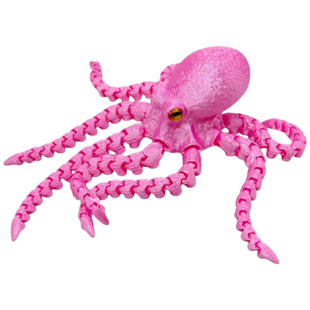 Игрушка подвижная 3D "Осьминог", 26г, 13 см, микс, Mic - № 2 Игрушка подвижная 3D "Осьминог", 26г, 13 см, микс, Mic - № 2