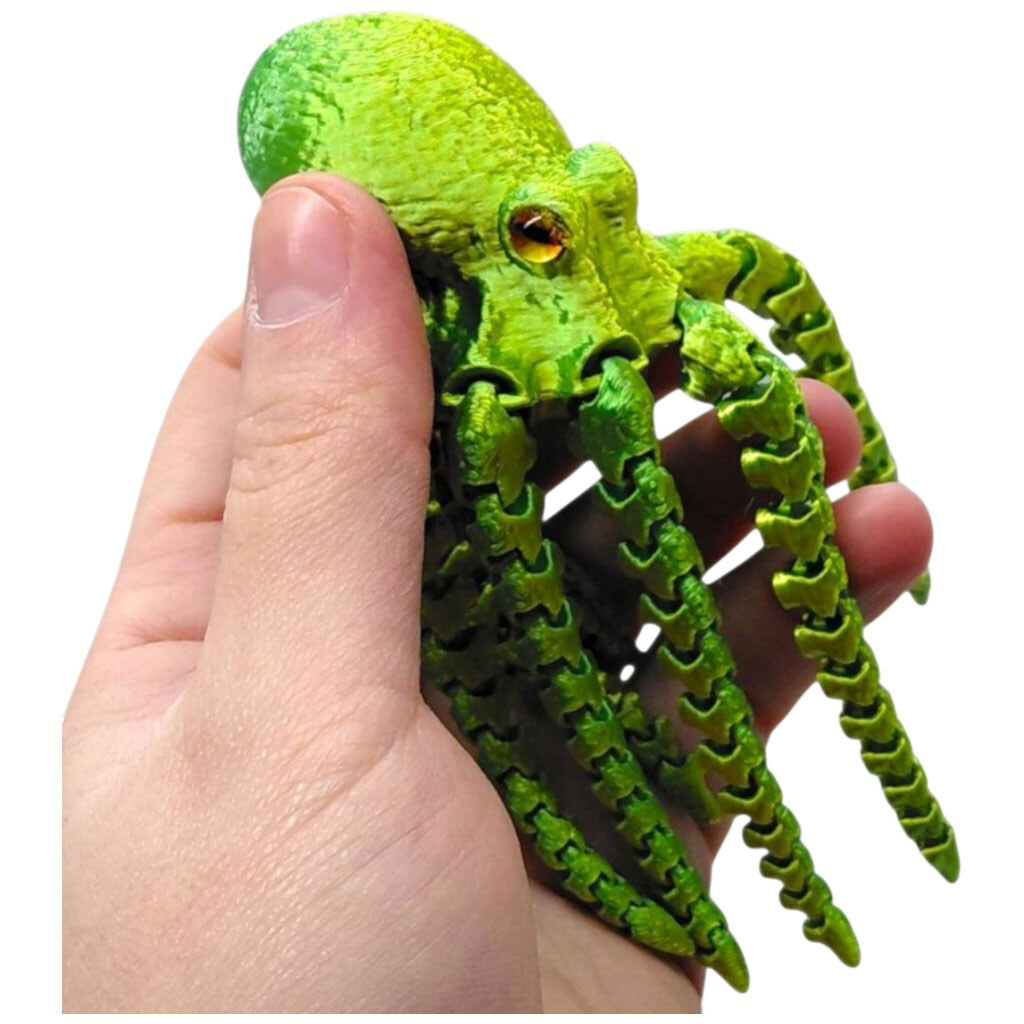 Игрушка подвижная 3D "Осьминог", 26г, 13 см, микс, Mic - № 4 Игрушка подвижная 3D "Осьминог", 26г, 13 см, микс, Mic - № 4