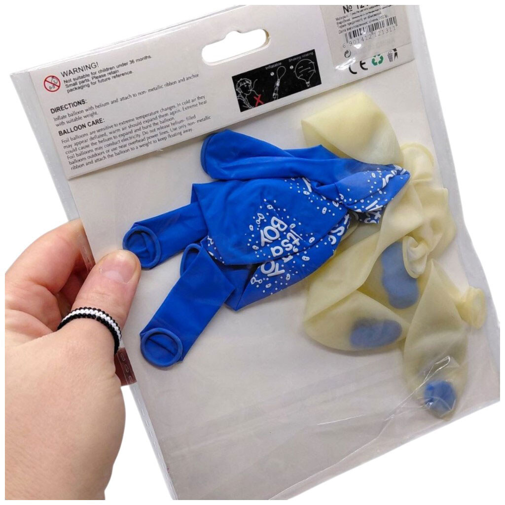 Надувные шарики, набор-праздничный "ITS BOY,GIRL", 8шт.: 4шт. - 30см, 4шт. с блестками – 30см, Mic - № 2 Надувные шарики, набор-праздничный "ITS BOY,GIRL", 8шт.: 4шт. - 30см, 4шт. с блестками – 30см, Mic - № 2