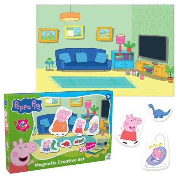 Магнитная игра с планшеткой "Свинка", Dodo - № 3 Магнитная игра с планшеткой "Свинка", Dodo - № 3