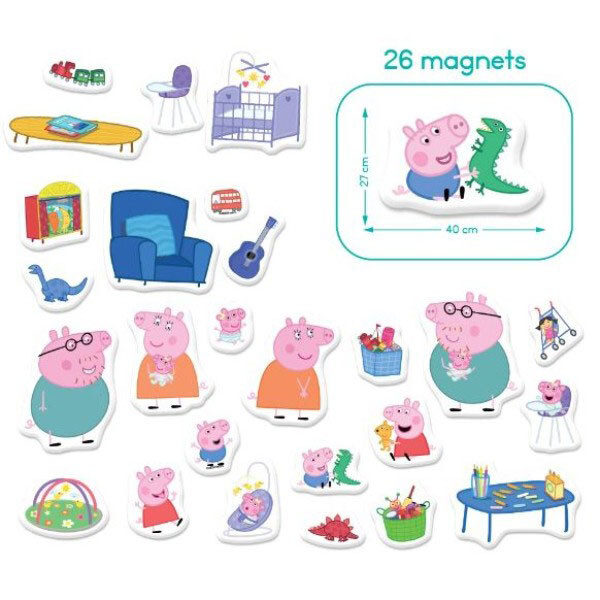 Магнитная игра с планшеткой "Свинка", Dodo - № 4 Магнитная игра с планшеткой "Свинка", Dodo - № 4