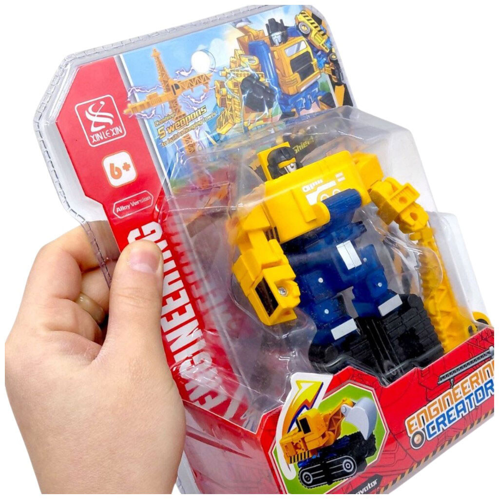 Машинка трансформер 2 в 1, 14 см, Xin Le Xing - № 2 Машинка трансформер 2 в 1, 14 см, Xin Le Xing - № 2