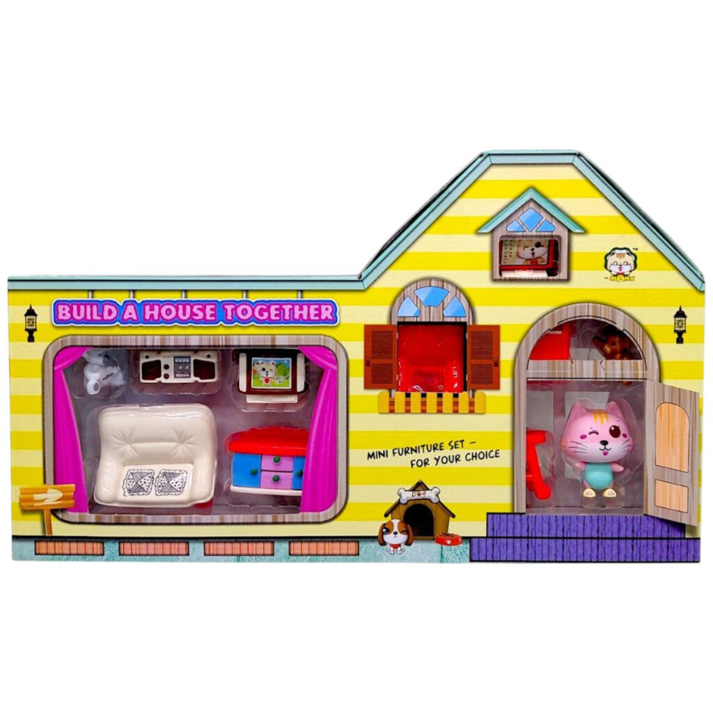 Набір іграшкова кімната з меблями "Нappy Family", mr.Manx - № 1 Набір іграшкова кімната з меблями "Нappy Family", mr.Manx - № 1