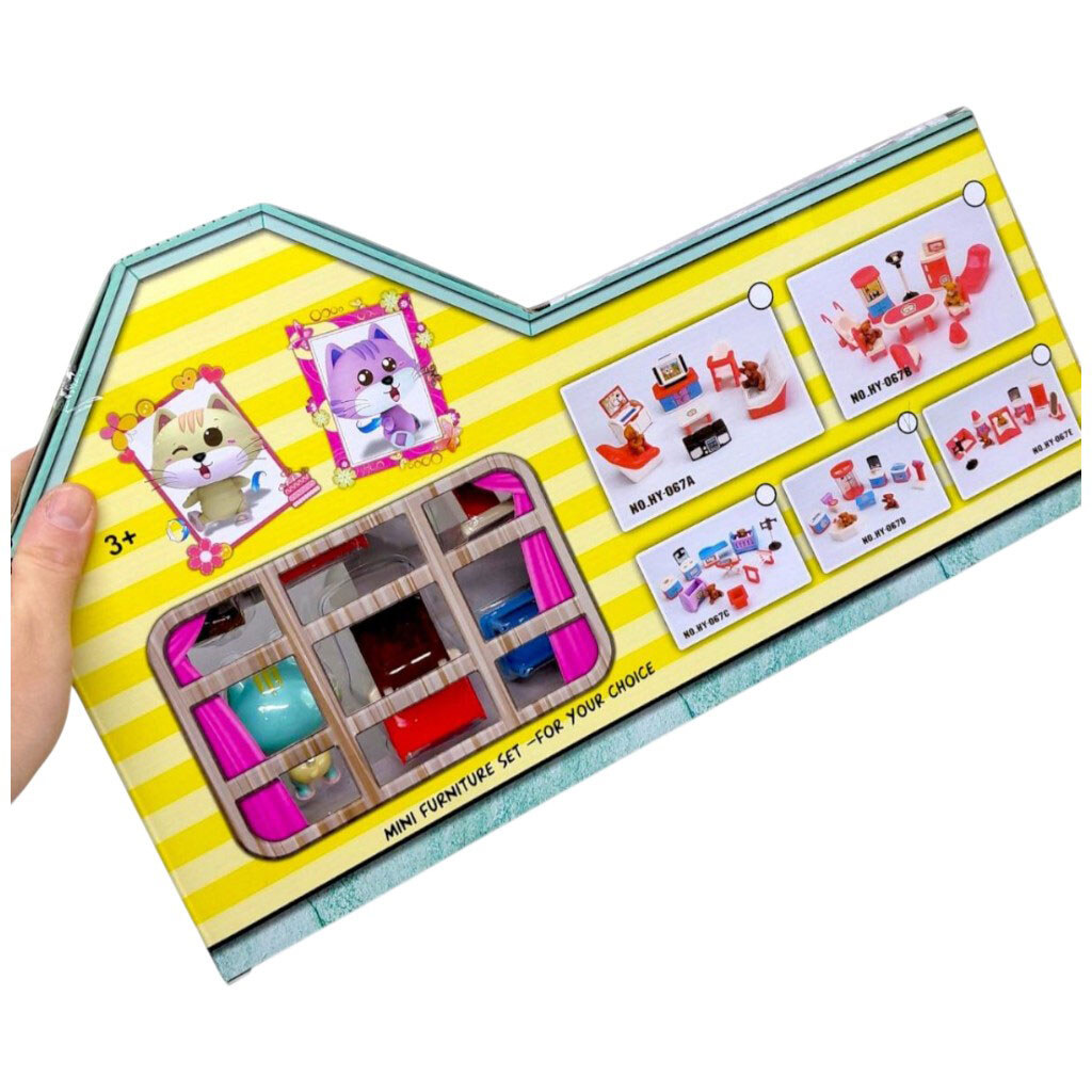 Набір іграшкова кімната з меблями "Нappy Family", mr.Manx - № 2 Набір іграшкова кімната з меблями "Нappy Family", mr.Manx - № 2