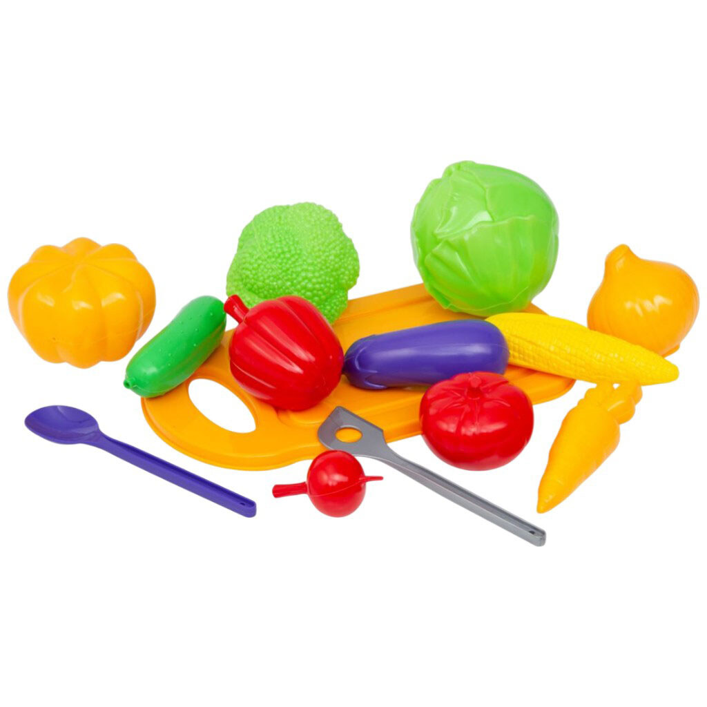 Набор продуктов "Дощечка с овощами", Bamsic - № 1 Набор продуктов "Дощечка с овощами", Bamsic - № 1