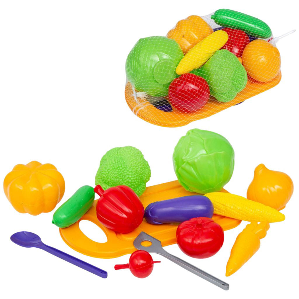 Набор продуктов "Дощечка с овощами", Bamsic - № 3 Набор продуктов "Дощечка с овощами", Bamsic - № 3