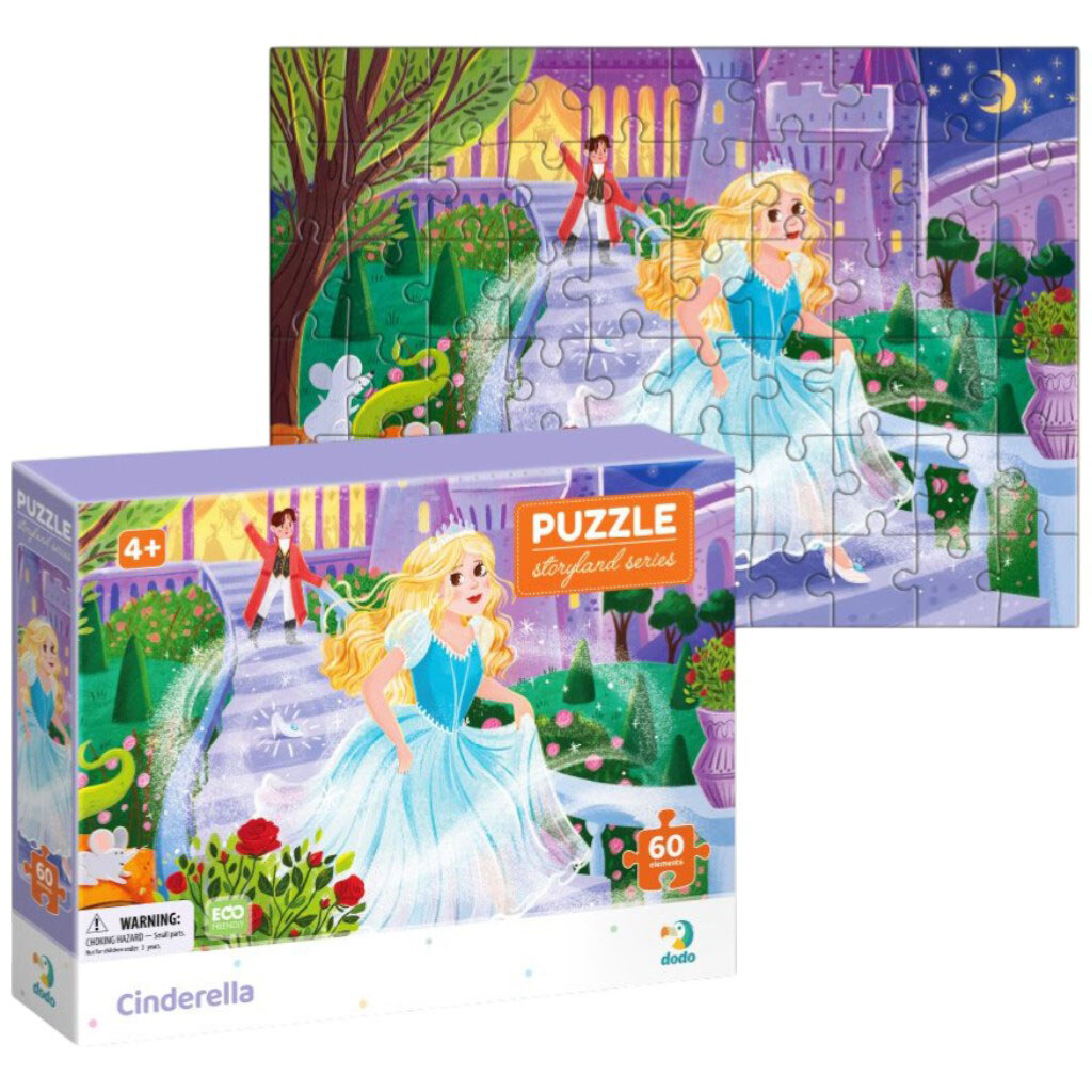 Пазл «Попелюшка», 60 елементів, Dodo - № 3 Пазл «Попелюшка», 60 елементів, Dodo - № 3