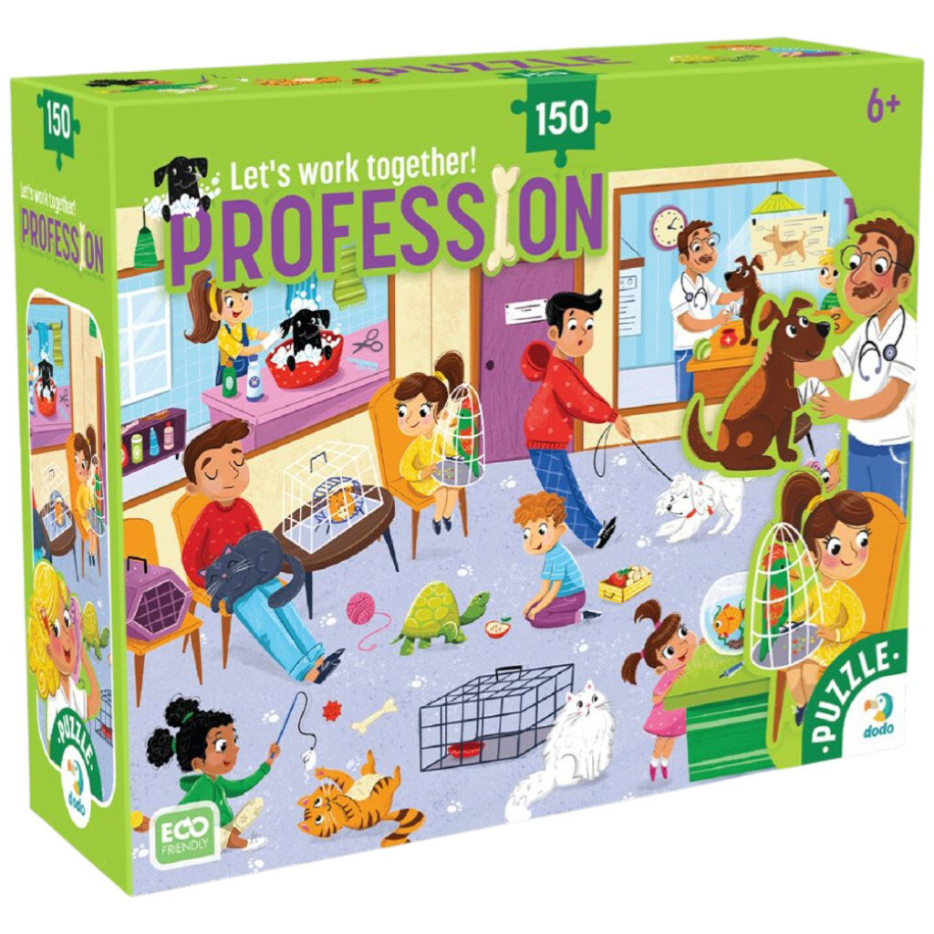 Пазл "Профессии. Ветеринар", 150 элементов, Dodo - № 2 Пазл "Профессии. Ветеринар", 150 элементов, Dodo - № 2