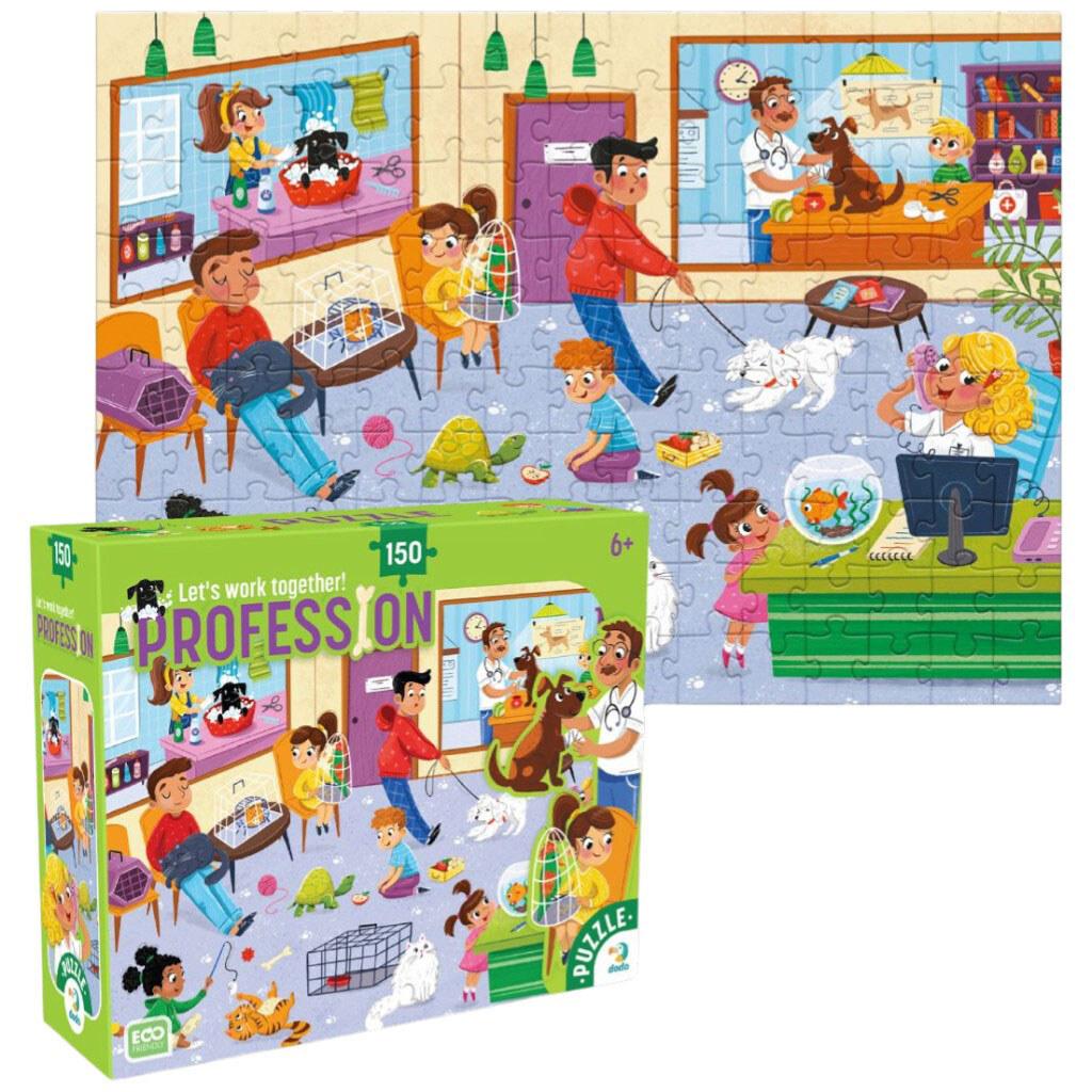 Пазл "Профессии. Ветеринар", 150 элементов, Dodo - № 3 Пазл "Профессии. Ветеринар", 150 элементов, Dodo - № 3