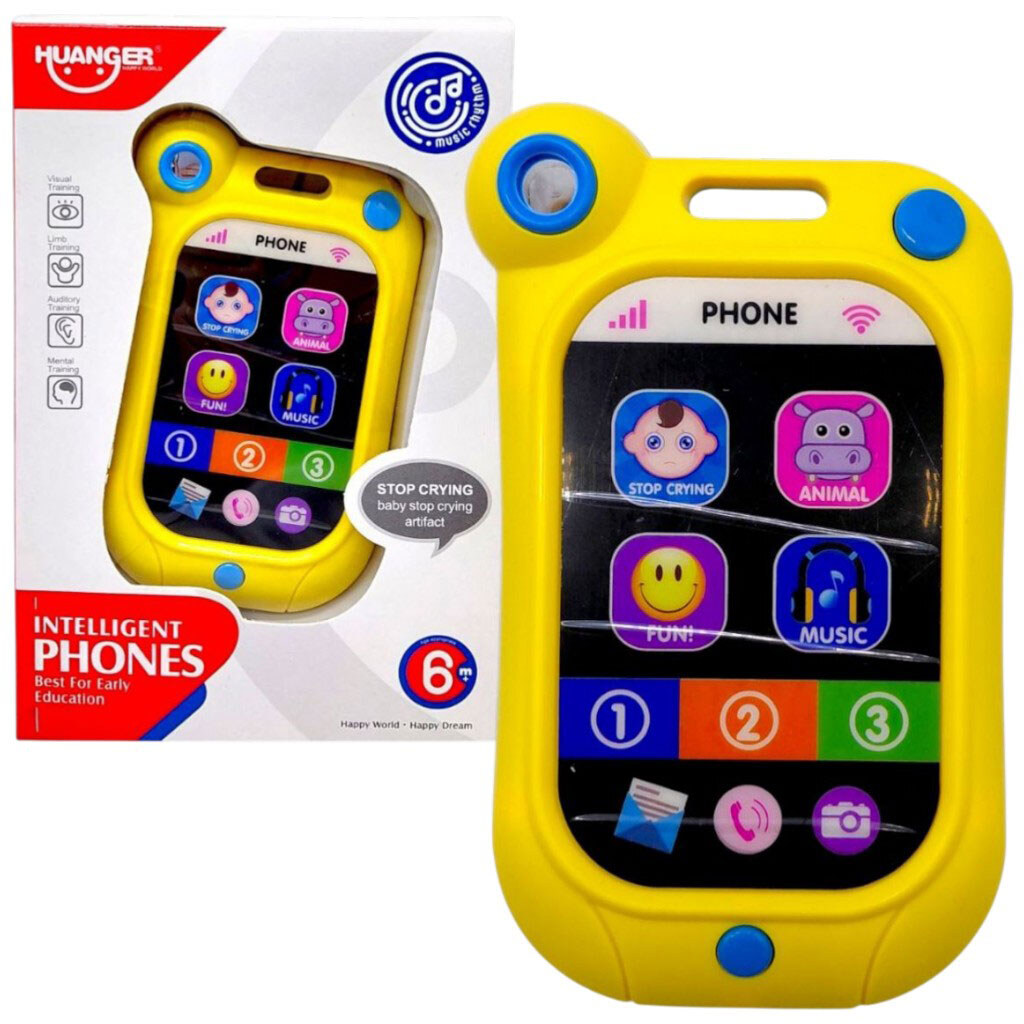 Развивающий телефон со светом и звуком, Huanger - № 2 Развивающий телефон со светом и звуком, Huanger - № 2