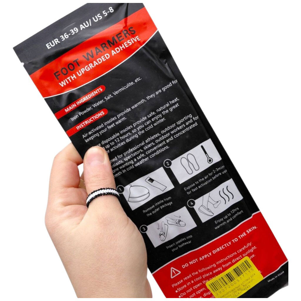 Самонагревательные стельки для обуви, размер 36-39 - № 2 Самонагревательные стельки для обуви, размер 36-39 - № 2