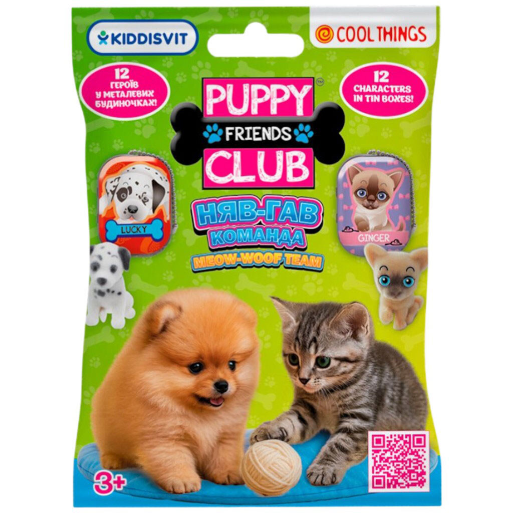 Фигурка-сюрприз серии "Puppy Club: НЯВ-ГАВ КОМАНДА", микс, Cool Things - № 1 Фигурка-сюрприз серии "Puppy Club: НЯВ-ГАВ КОМАНДА", микс, Cool Things - № 1