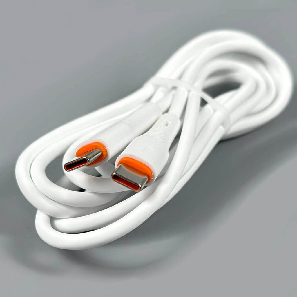 USB кабель WUW X237, Type-C, 2.0 м., Білий - № 2 USB кабель WUW X237, Type-C, 2.0 м., Білий - № 2