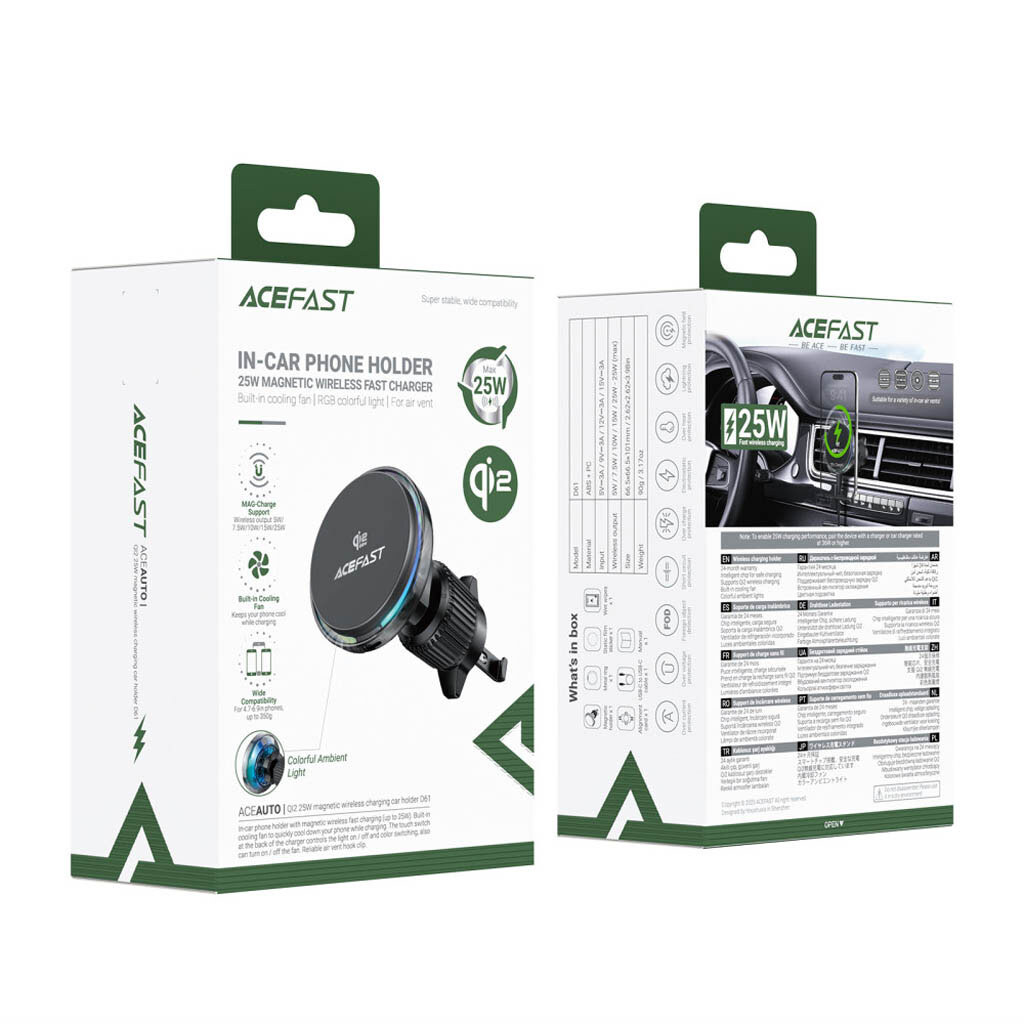 Держатель (Холдер) AceFast D61, Черный - № 9 Держатель (Холдер) AceFast D61, Черный - № 9