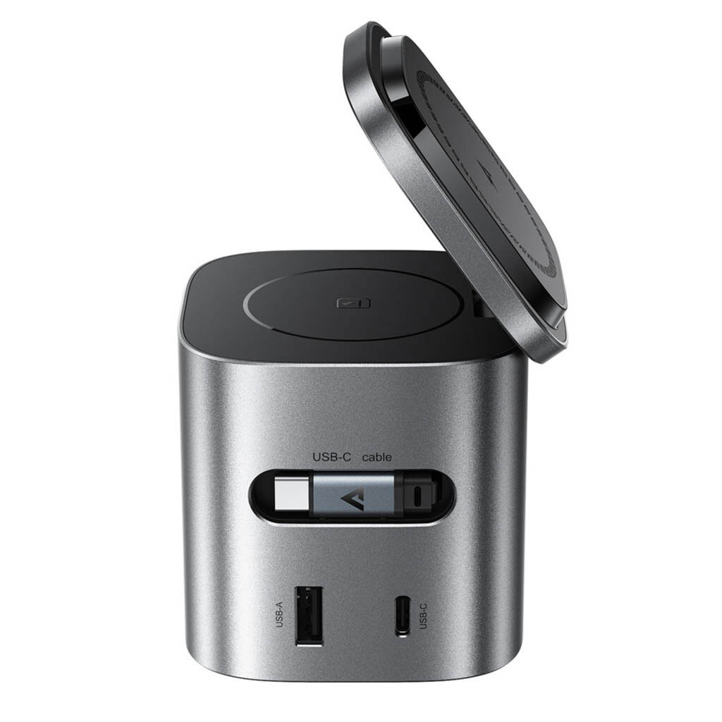 Бездротове ЗУ AceFast Z9, Сірий - № 3 Бездротове ЗУ AceFast Z9, Сірий - № 3