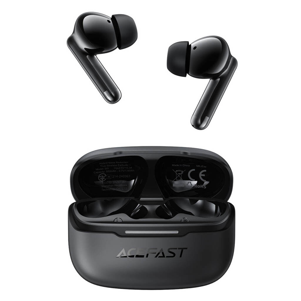 Bluetooth-гарнітура AceFast W5, Стерео, Чорний - № 5 Bluetooth-гарнітура AceFast W5, Стерео, Чорний - № 5
